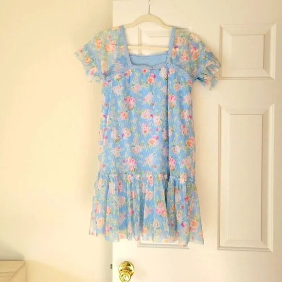 Zara girl lace dress 13-14,Rare! - Picture 3 of 12